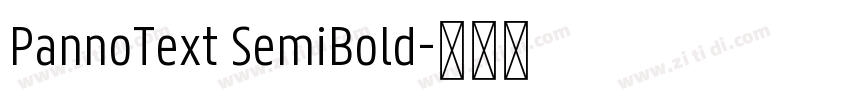 PannoText SemiBold字体转换